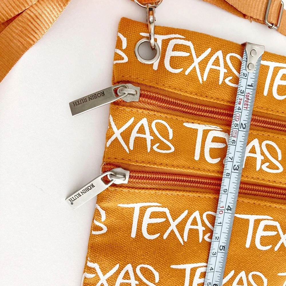 ROBIN RUTH Original TEXAS Crossbody Purse Shoulder Bag Passport Pouch‎ slim NWT